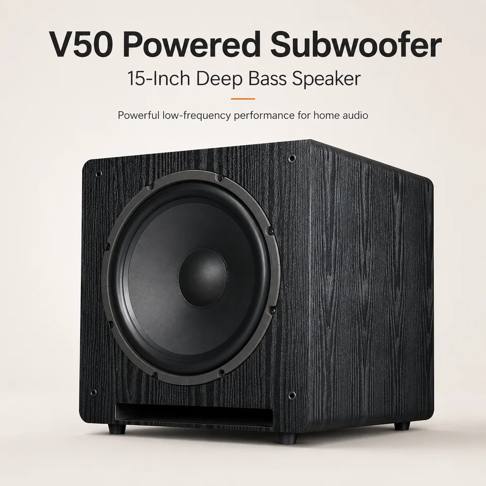 15インチアクティブサブウーファー 150-300W 6オーム低音スピーカー 40