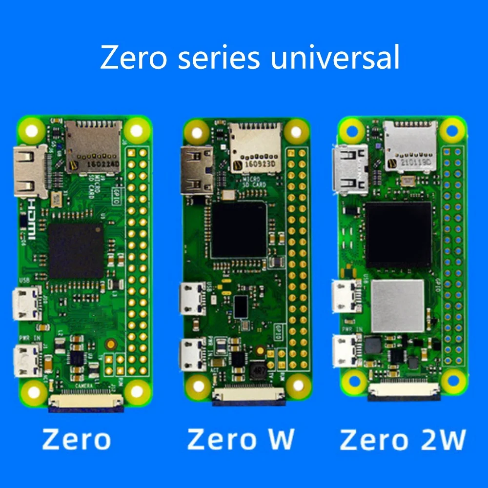 Aluminum Alloy Shell for Raspberry Pi Zero/Zero W/Zero WH 2W Heatsink Passive Cooling Enclouse Multicolor Pin Header