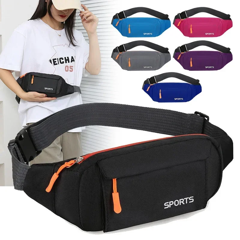 

Waterproof Waist Pack Women Sports Running Waist Bag for Men Mobile Phone Holder Belt Bag Gym Fitness Travel Pouch Chest Bags