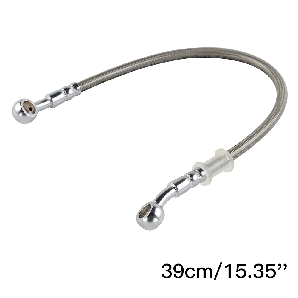 39cm-140cm M10 Brake Oil Hose Line Stainless Steel Braided Brake Hose For KTM EXC 300 Husqvarna Honda Yamaha Suzuki Kawasaki ATV