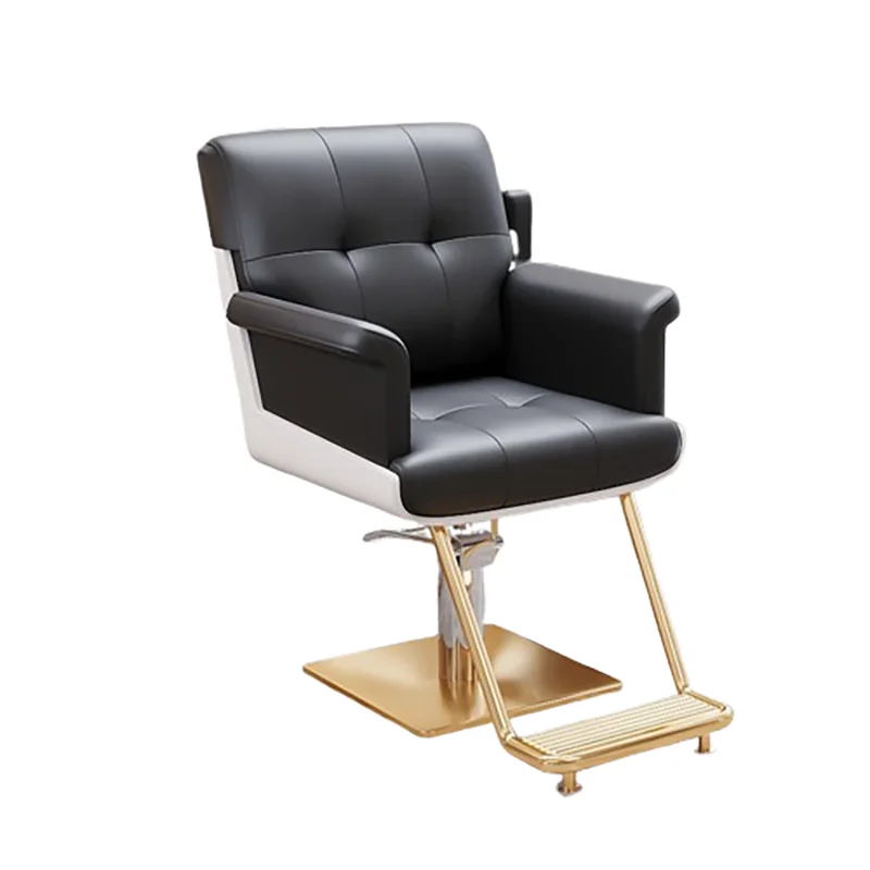 Luxury Modern Barber Chair Equipment Professional Vintage Nordic Barber Chair Simple Trendy Silla Barberia Commercial Furniture