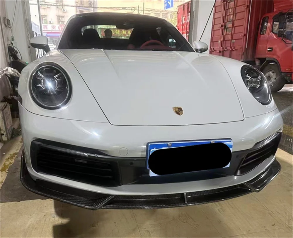 Carbon Fiber X-Style Front Lip Rear Diffuser Side Skirt Body Kit for Cars Enhanced Styling Accessories for Porsche 911 992
