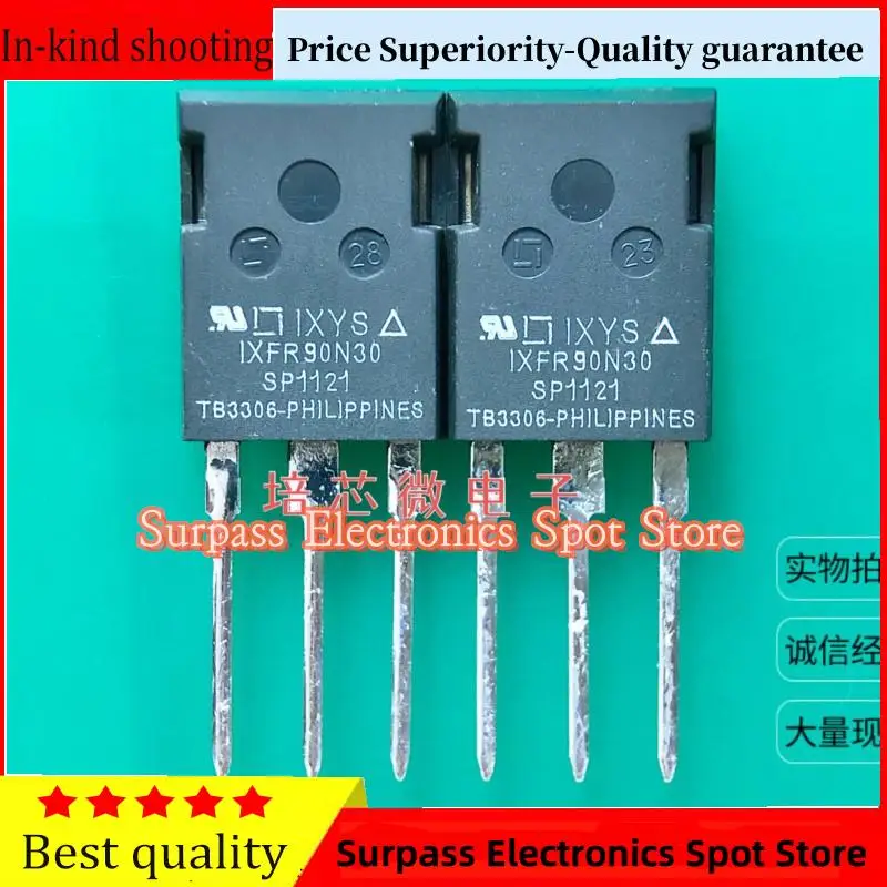 10PCS-100PCS  IXFR90N30 IXFX90N30  TO-247 MOS 90A/300V Price Superiority-Quality guarantee