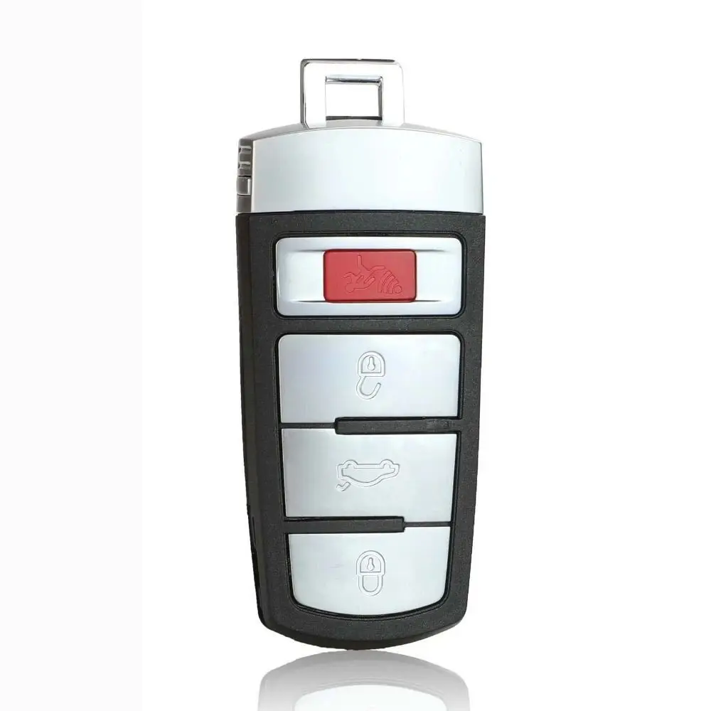 

3/4 кнопки, чехол для автомобильного ключа, черный чехол для автомобильного ключа из АБС-пластика, замена для Volkswagen VW/Passat CC B6 B7 B7L 3C R36/Maogotan B5