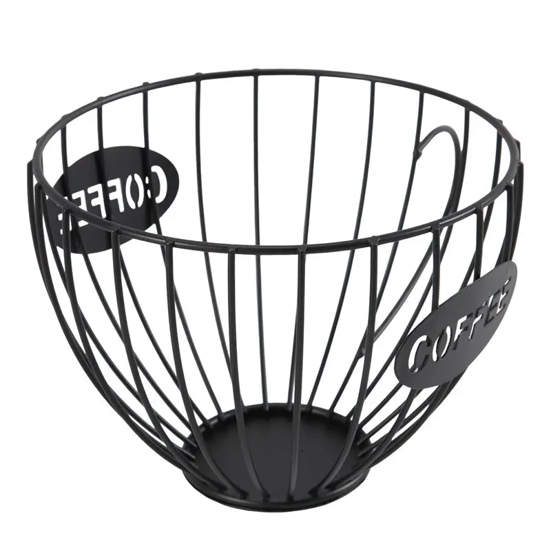 A7THK-Coffee Fruits Capsule Storage Basket Coffee Cup Shaped Pod Holder And Organizer For Home Cafe Hotel