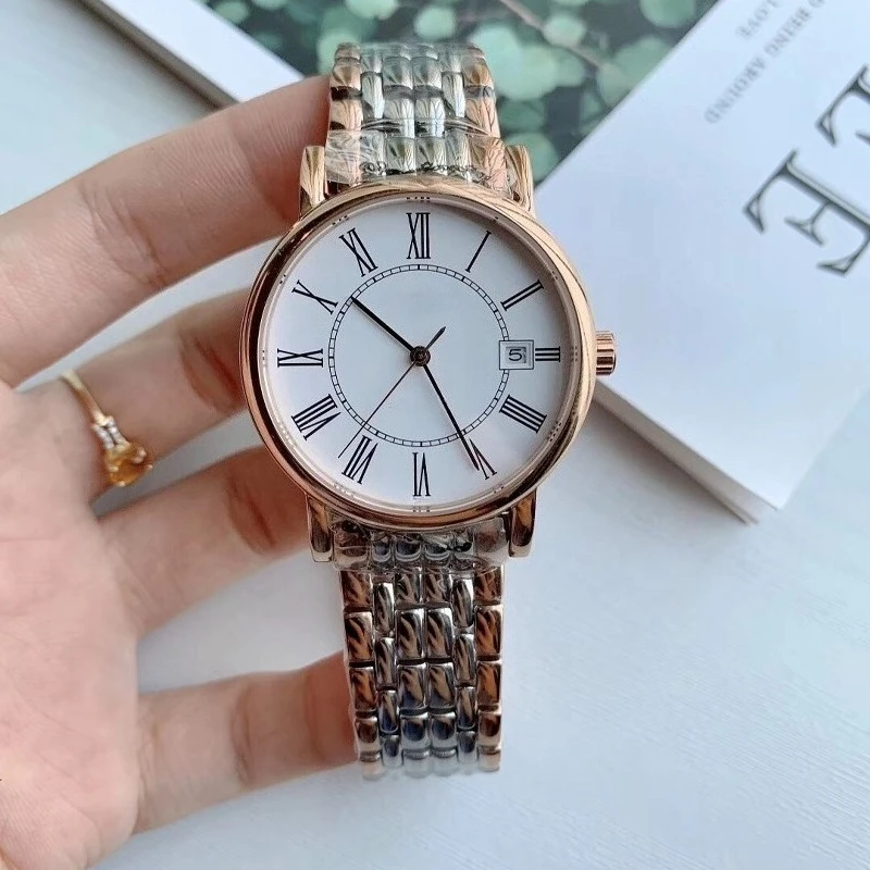

2025 New Womens Luxury Brands Quartz Wristwatches Top Brand Fashion High Quality Ladies Steel Strap Leisure Female Wristwatch