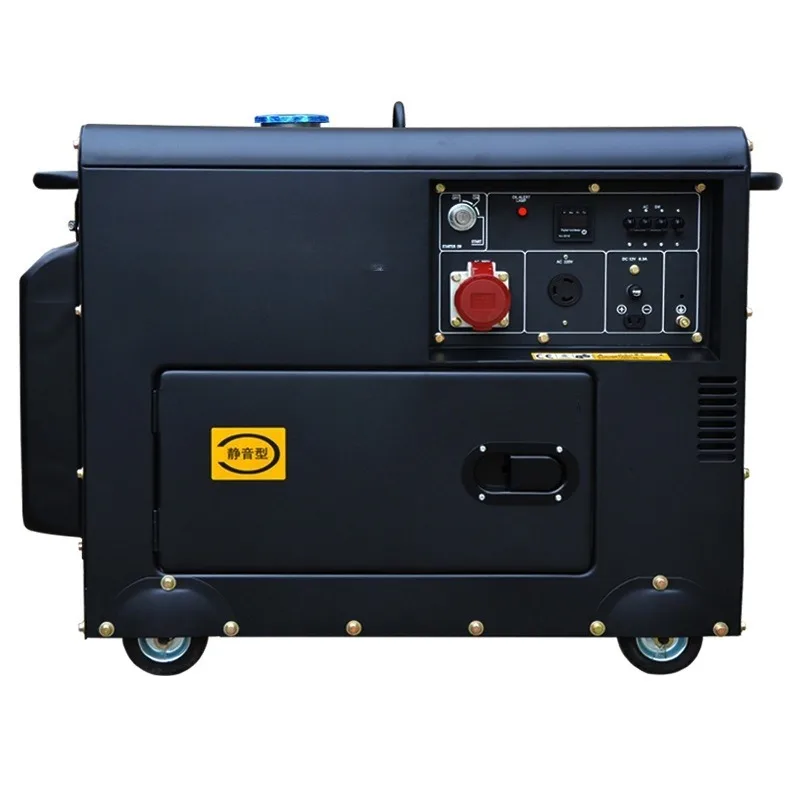 Silent Type Small Household Generator Low Noise 5KW-8KW Auto Start 220V Single Phase 50Hz for Home Emergency Power Backup