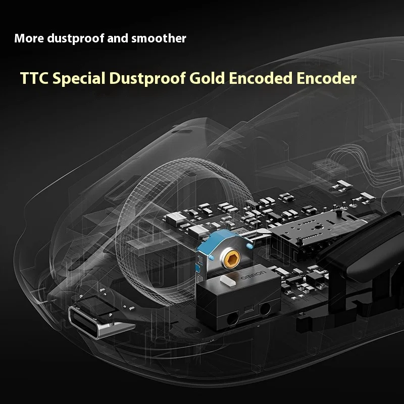 VGN Dragonfly F2 Promax Ultra PAW3950 PAW3395 Bezprzewodowa mysz do gier 8K BT 2.4G Przewodowa mysz do gier FPS do laptopa Akcesoria do komputera PC