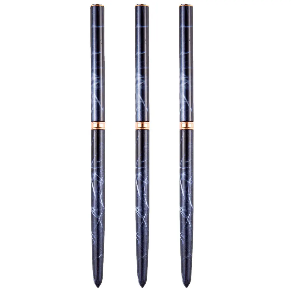 Set di 3 penne per nail art, pennelli per rivestimento ultrafini, per smalto gel, design per unghie, disegno, punte di fiori, strumenti per manicure, salone portatile