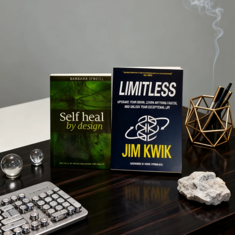 

《Limitless》+《Self Heal by Design》Unlock Your Limitless Potential Design a Healing System for Peak Performance Christmas gift