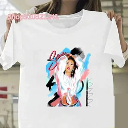 Selena Quintanilla T Shirts Fashion Vintage 90s Women Tops New Summer T-shirt Short Sleeve Harajuku Female Tshirt,drop ship