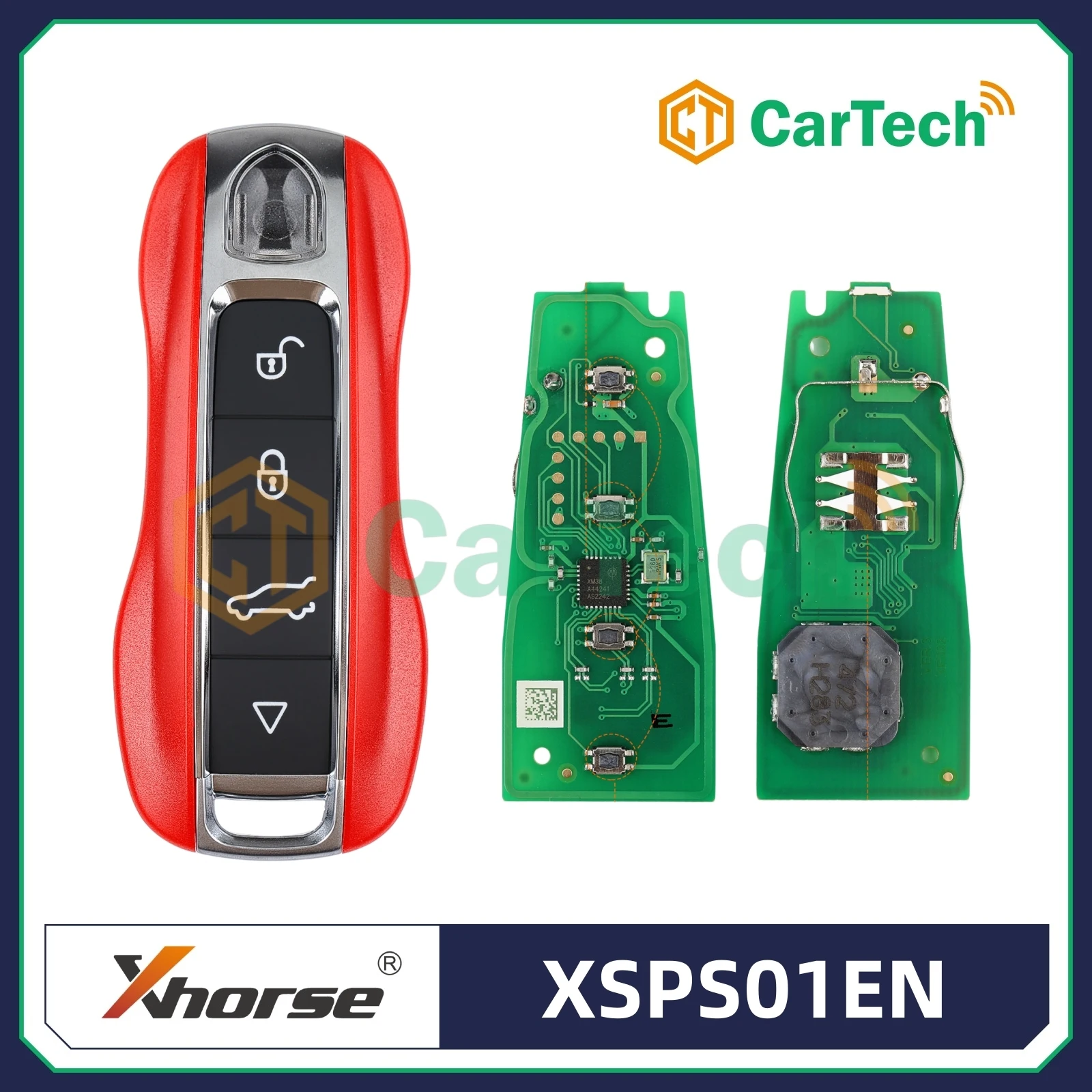 1PCS Xhorse Universal Smart Remote Key For Porsche Style XSPS01EN XM38 4 Button