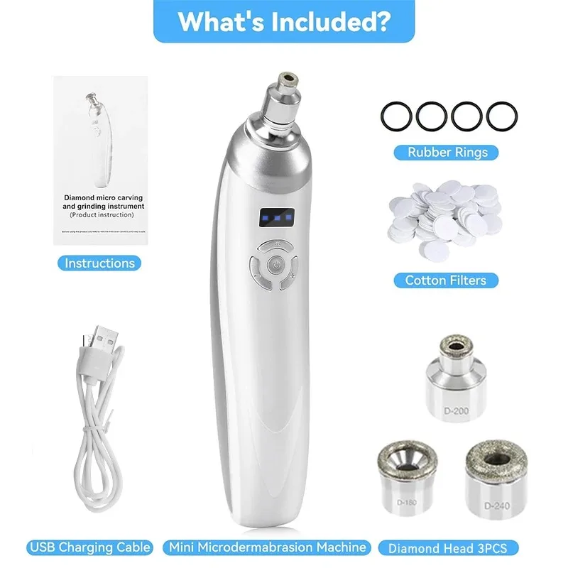 NEW Microdermabrasion Machine for Facial Deep Cleasing Home Use Blackhead Removal Facial Skin Care Equipment