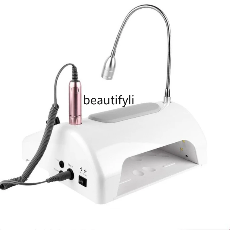 yj Professional Manicure Five-in-One Electric Sander Vacuum Cleaner Multi-Functional Integrated Nail Polish Remover