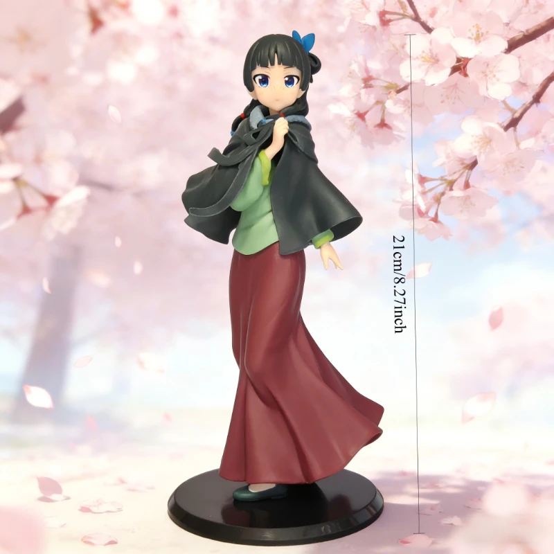 21 cm Figurka Anime Apothecary Diaries MaoMao Figurki Akcji Dekoracje na Biurko Urocze Dekoracje Prosty Styl Kawaii Dziewczyna Japońskie Lalki
