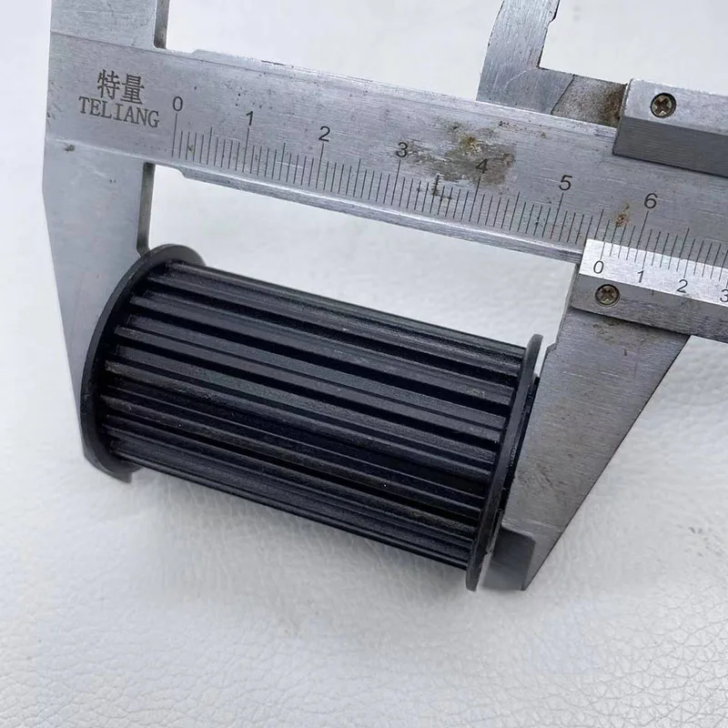 BARUDAN أجزاء آلة التطريز Pantograph محرك بكرة الجبهة (W = 50/30)PF480140 STD S5MX50/30 20T12/19 ثقب الإطار عجلة مدفوعة