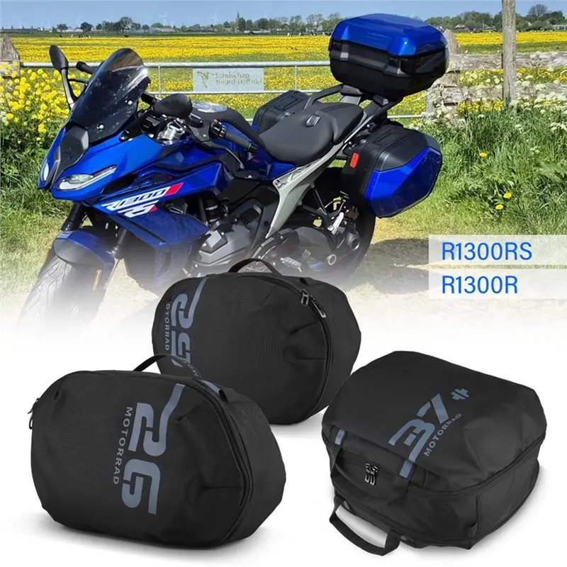 Motorcycle Side Case Liner Bag Accessories For BMW R1300R R1300RS 2025 2026 Trunk Inner Bag Set-N29R