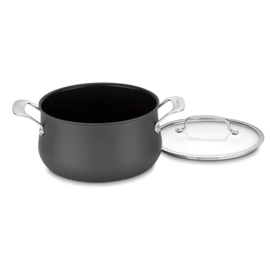 

Контейнер Contour 5-Quart PURELYCERAMIC ™ Антипригарная жаровня с твердым анодированным покрытием без ПФАС с крышкой 6445C-22
