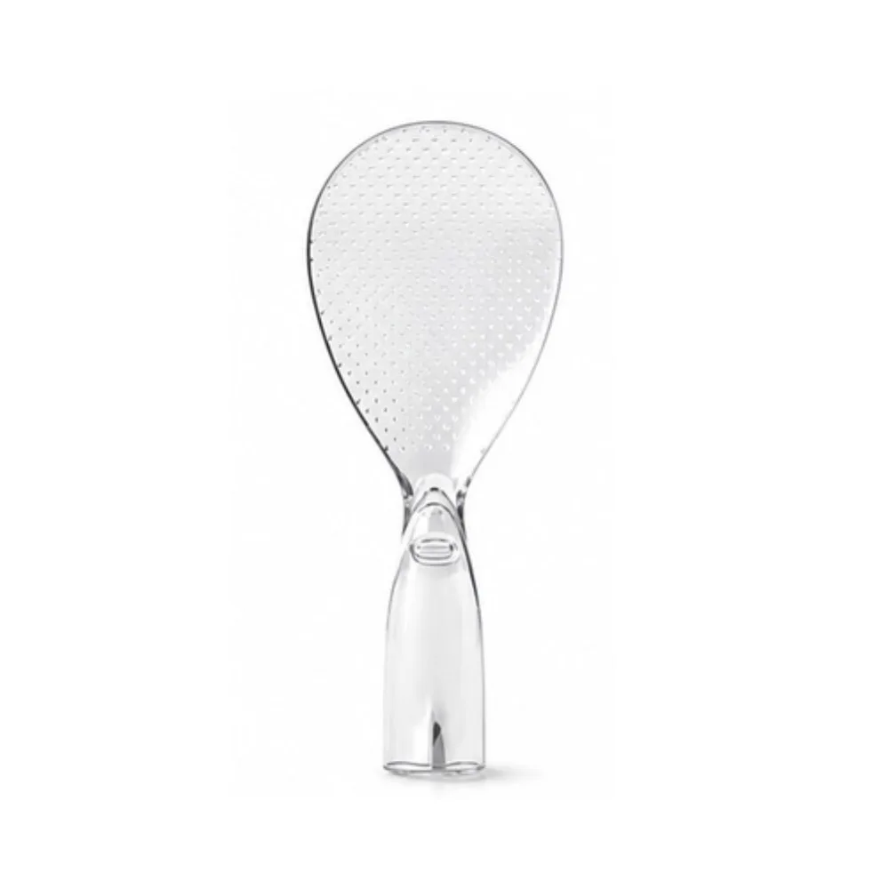 New Plastic Rice Paddle Heat Resistant Nonstick Surface Rice Spoon Textured Thickened Rice Cooker Spoon Kitchen Serving