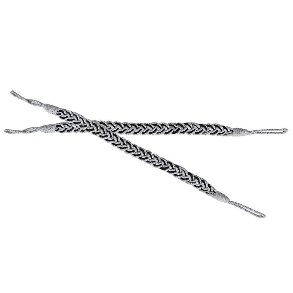 

2Pcs Curtain Tieback Woven Design Elegant Drapery Holder for Home Bedroom Living Room Hotel Decoration Premium Curtain