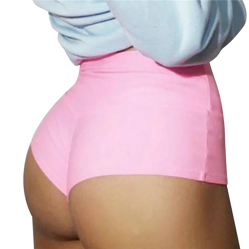 Women Casual Shorts Fashion White Black High Waist Lady Bodycon Shorts Summer Mini Sexy Shorts Solid Color Women Clothing