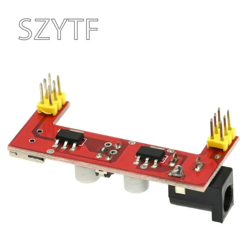 Electric Unit Red 2-Way 5V/3.3V Breadboard Bread Plate Power Supply Module