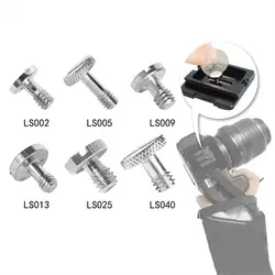 Camera Screw 1/4 inch Quick Release Plate Screw DSLR Camera Tripod Mount Adapter Accessories