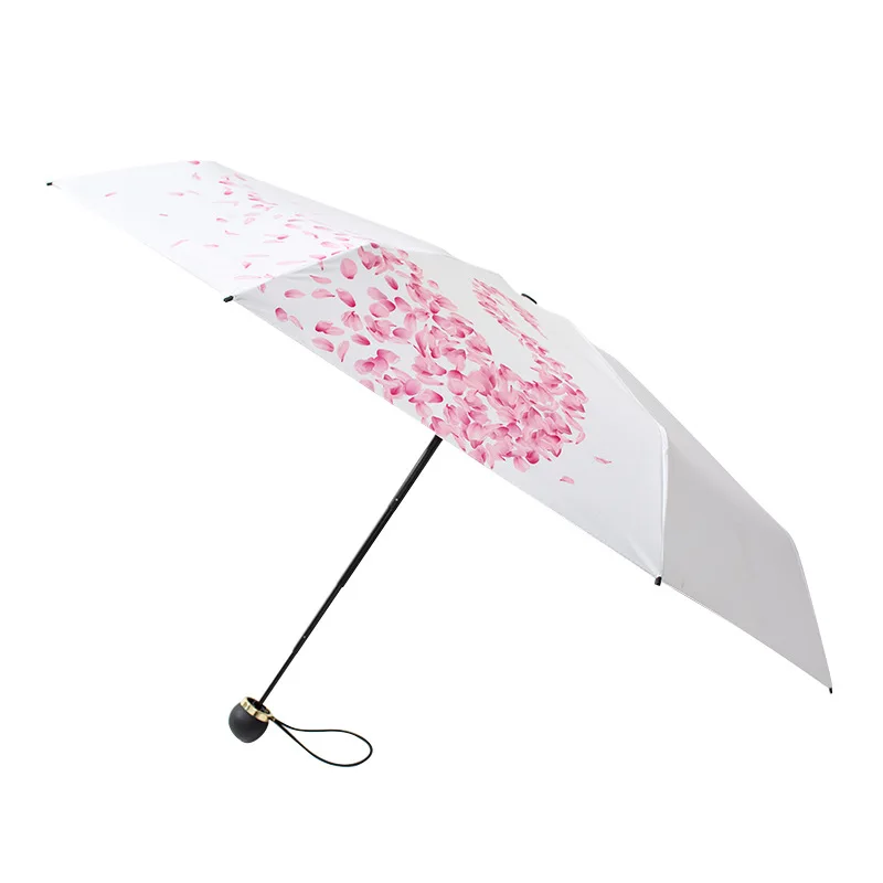 Mini sun umbrella, ultra-small sunscreen, ultraviolet protection, five 5% off, ultra-light and small folding sunshade pocket