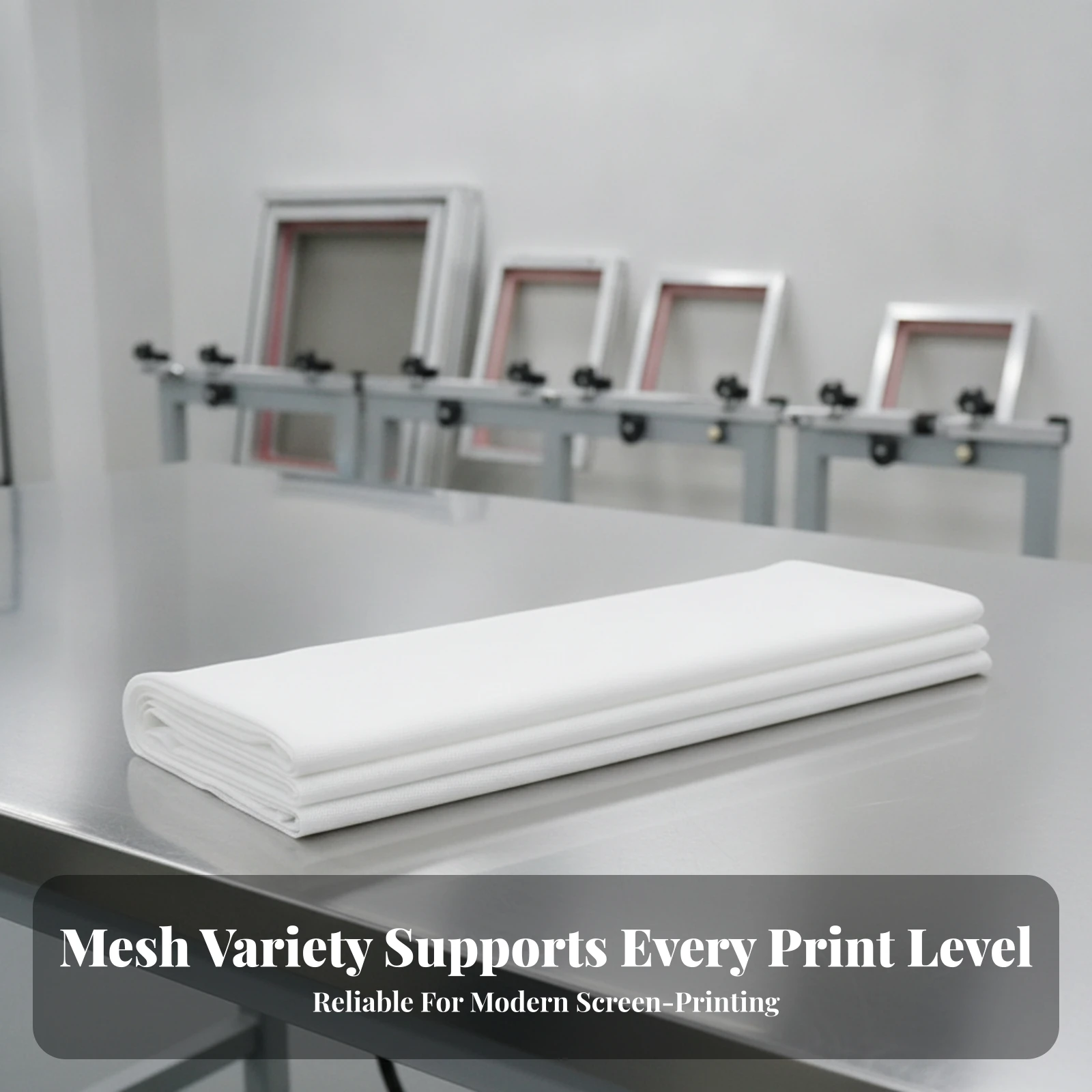 Screen Printing Mesh Roll Professional-Grade Polyester Mesh Textile Screen Printing Net Textile Cut-to-Length High Tension