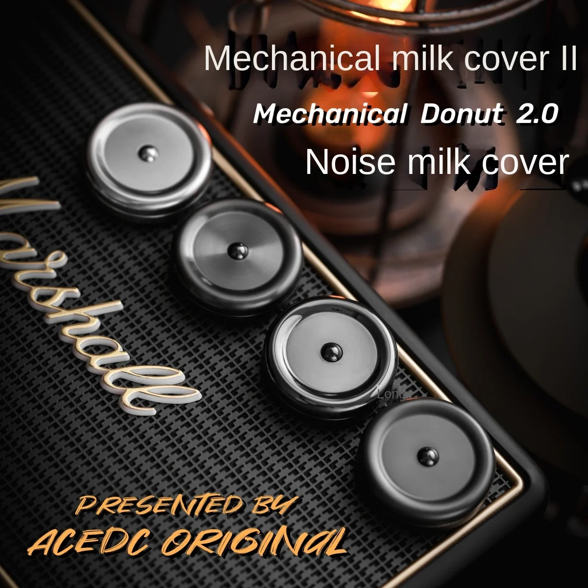 

ACEdc Original Mechanical Milk Cover 2 Generation Noise Milk Cover Pop Coin PPB Fingertip Gyro Decompression Toy EDC Trendy Play