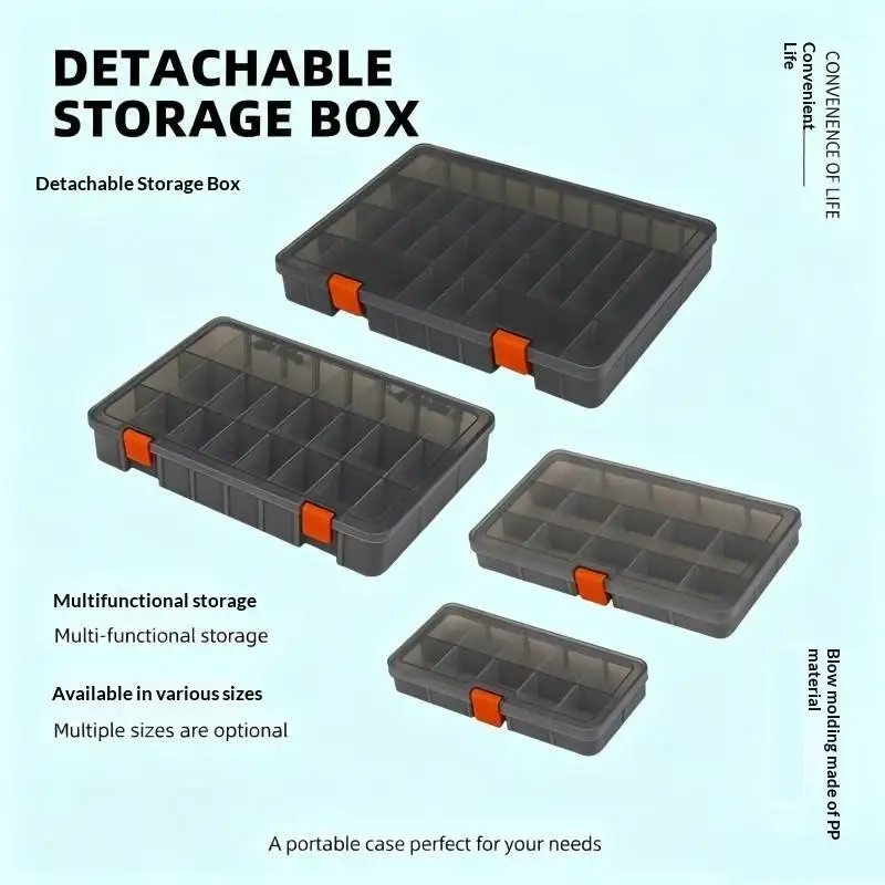 10/15/24/36/48 ransparent Compartment Plastic Storage Box Jewelry Earring Box Bead Container Storage Case Display Organizer