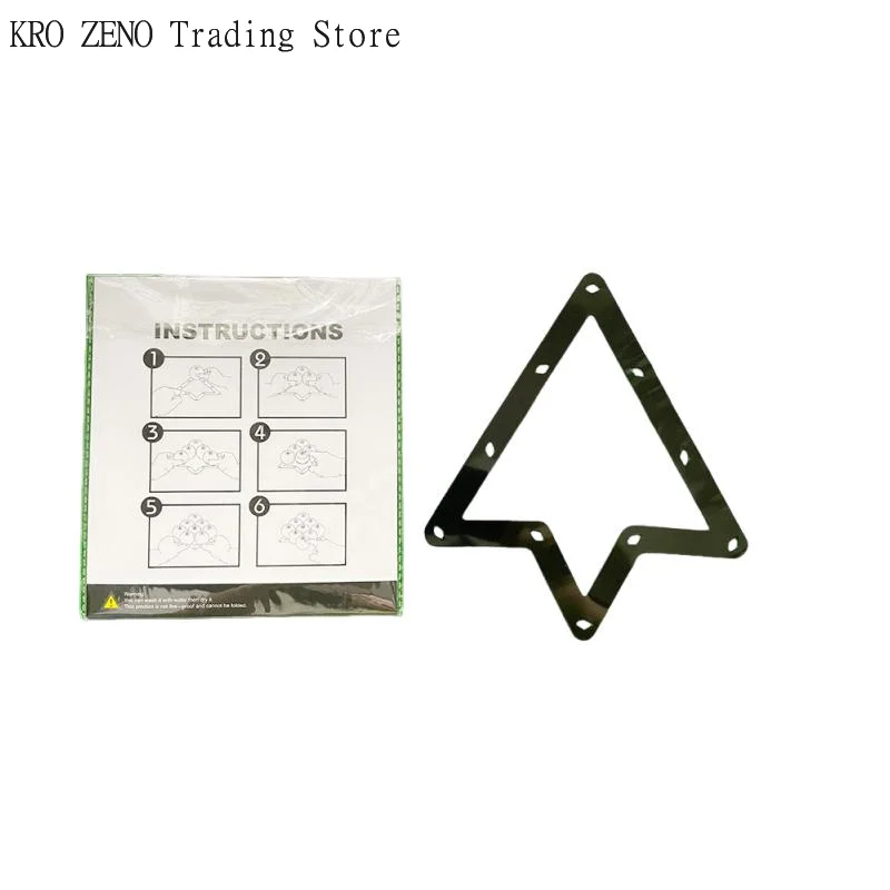 Billiards Magic Ball Rack Triangle 9 Balls Magic Rack Holder Sheet Billiards Table Pool Positioning Accessories For 9-Ball Games