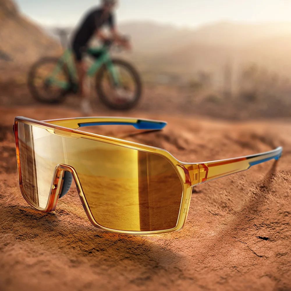 

YOOLENS Same Gender Large Frame Cycling Goggles Windproof Sand Proof UV Proof Beach Travel Sports Glasses or Men Women YKN-Y263