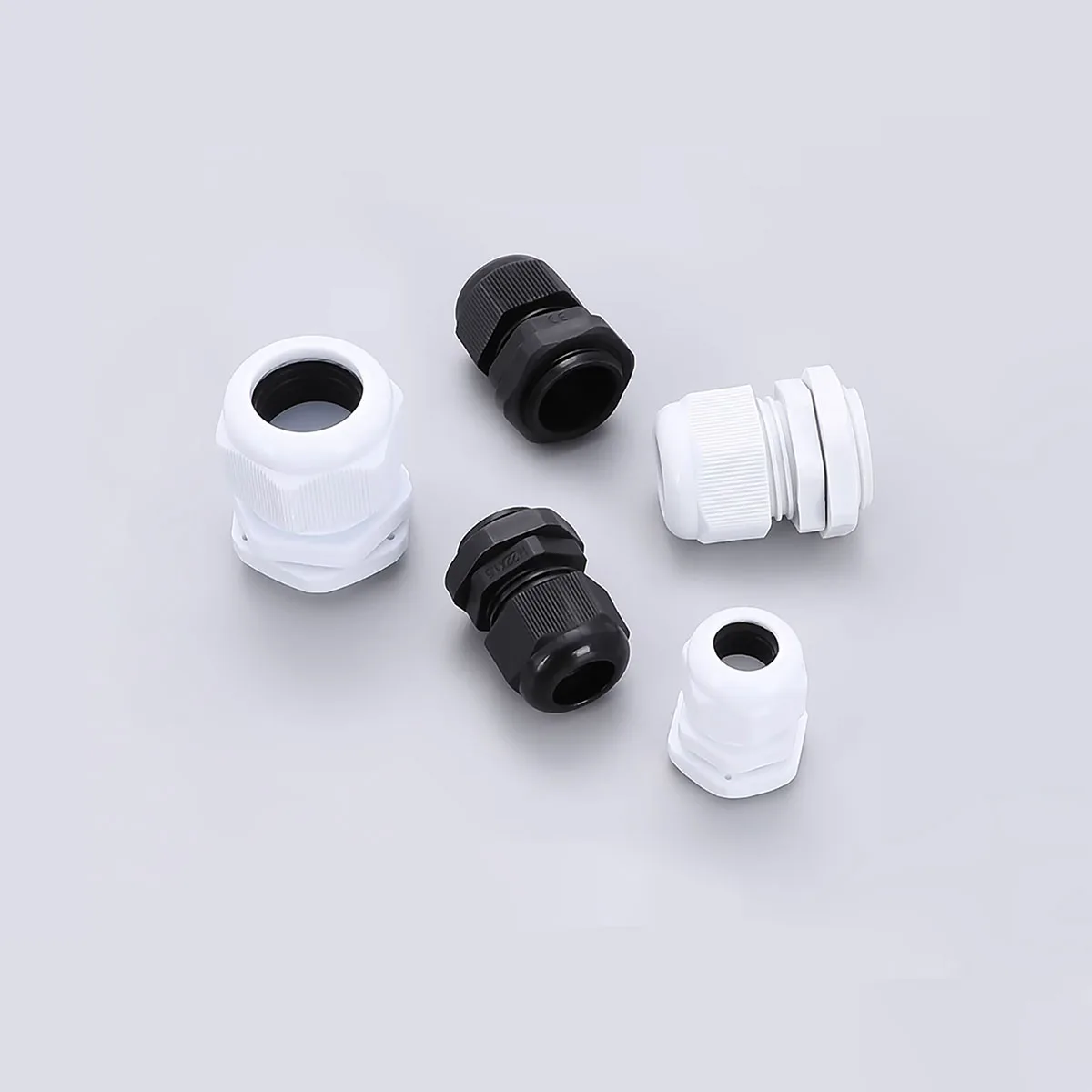 Nylon Cable Waterproof Joint Plastic Wire Fixed Gland Head Pipe Joint Sealed Connector