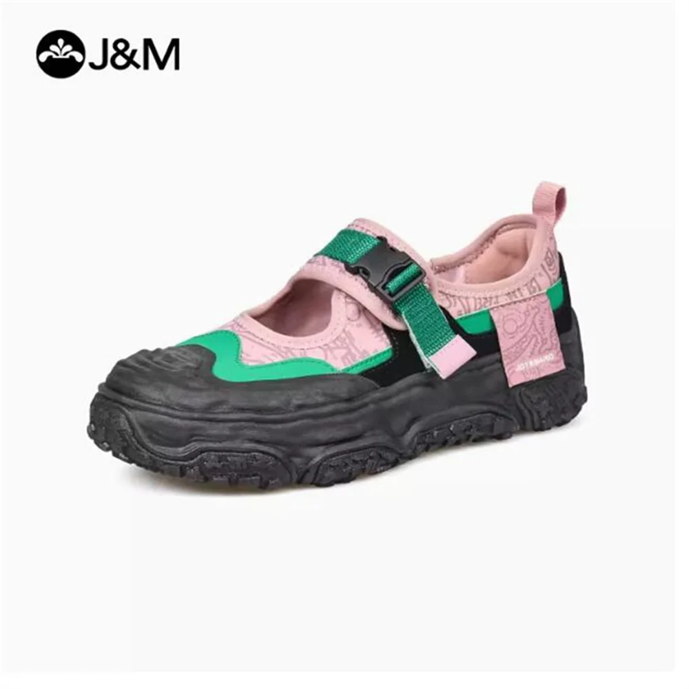 

J&M Women Sandals Fashion Casual Summer Lady Soft Lightweight Sneakers Beach Walking Shoes Outdoor Breathable Black Casual Shoes