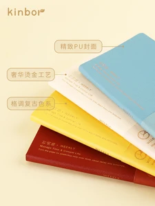 Buku Catatan Perencana Mingguan Kinbor Jadwal Agenda Tak Bertanggal Buku Jurnal Bulanan Harian Alat Tulis Notepad Rencana Buku Harian Catatan Portabel 12 buku catatan mini penjualan terbaik - №