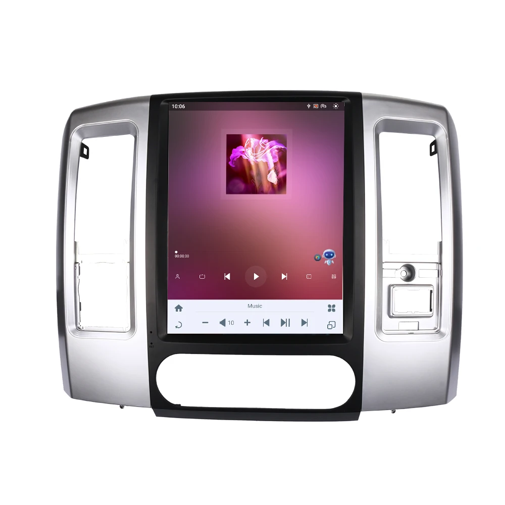 Para dodge ram ram1500 2008-2011 carplay carro multimídia player de vídeo navegação gps tela de rádio android receptor de rádio