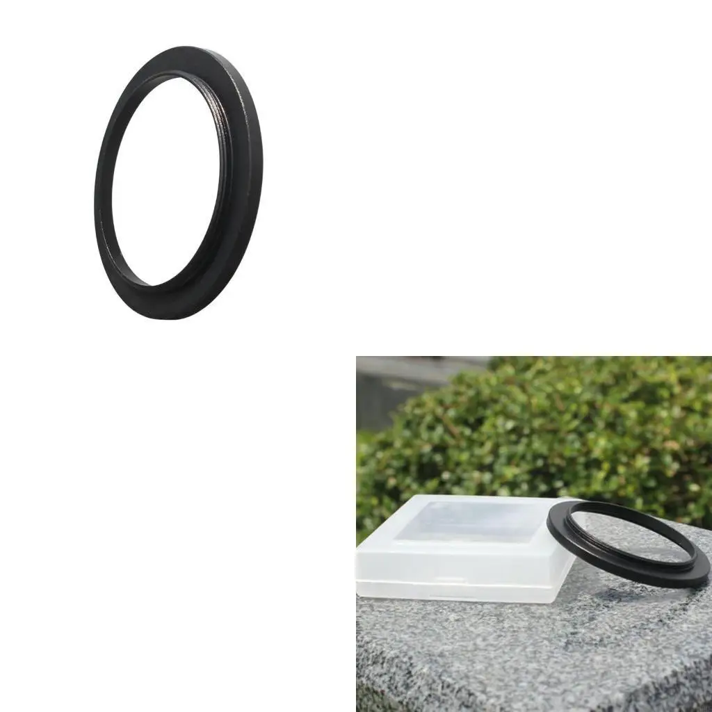 462E M48-M42 Male to Male Coupling Ring Aluminum Alloy Male-to-Male Machining Coupling Adapter Ring for Filters