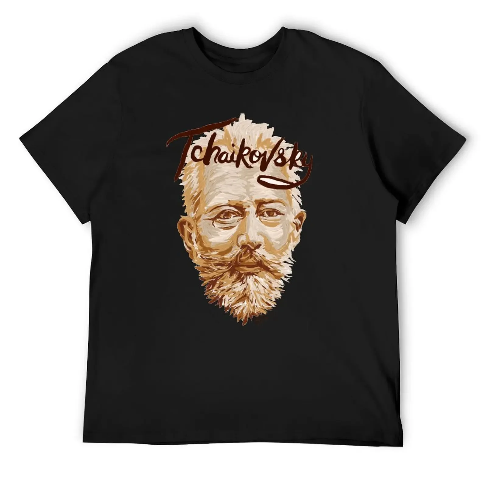 Tchaikovsky - classical music composer T-Shirt oversized t shirt vintage anime shirt basketball graphic tees Men's clothing