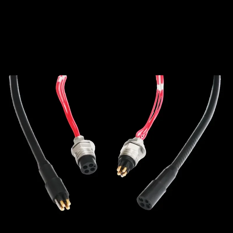 

IP69K Waterproof Marine Cable Connector 4Pin 10A Subsea Electrical Wet Pluggable Seacon Underwater Connector Power
