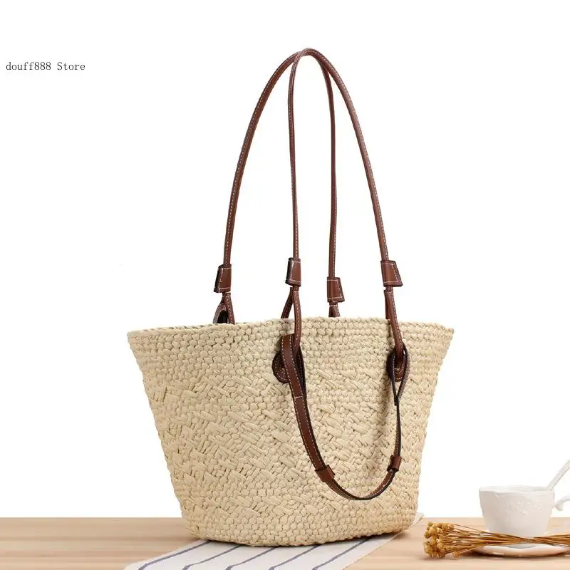 Beach Woven Large Capacity Single Shoulder Handbag Tote Bag