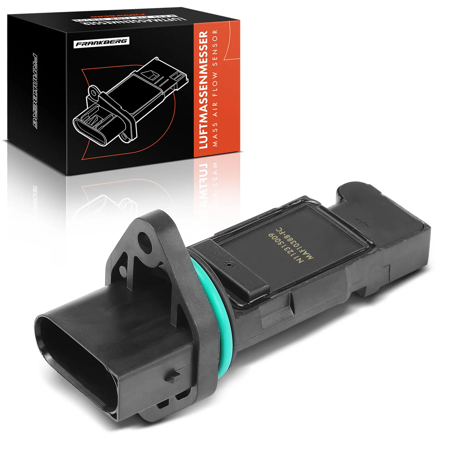 Frankberg 1x Mass Air Flow Meter voor BMW E81 E87 E88 E36 E46 E90 E91 E39 E38 E83 E53 E36 E85 Mercedes-Benz CL203 S202 S203 8610104