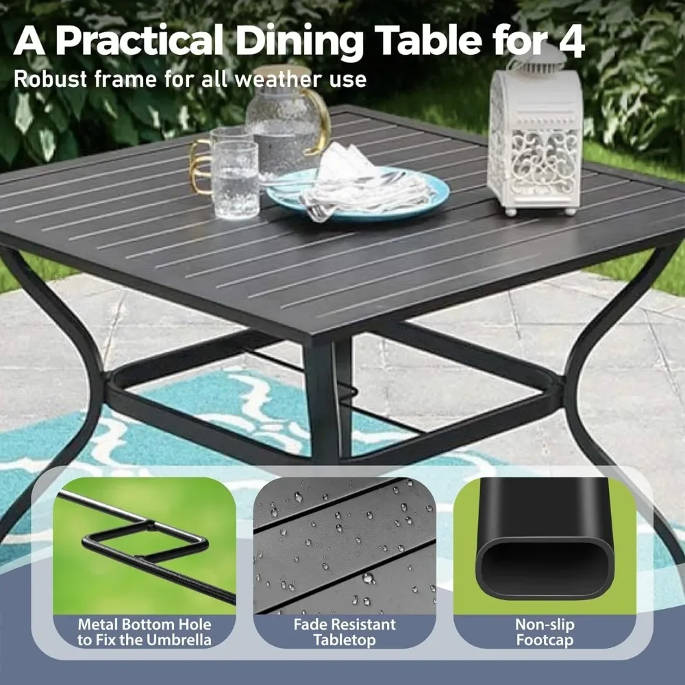 5 piece terrace dining set for 4,37 