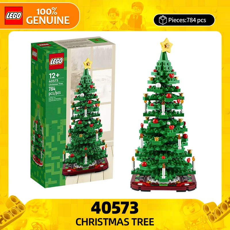 lego-building-blocks-festival-series-40573-christmas-tree-40611-the-year-of-the-loong-children's-puzzle-assembly-toy-gift