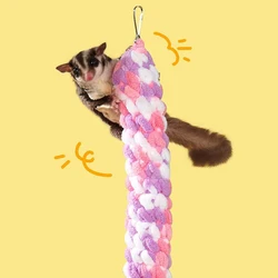 60cm Parrot Climbing Rope Hamster Swing Toy Guinea Pig Hanging Braided Bird Chew Rope Sugar Glider Cockatiel Pet Stand Training