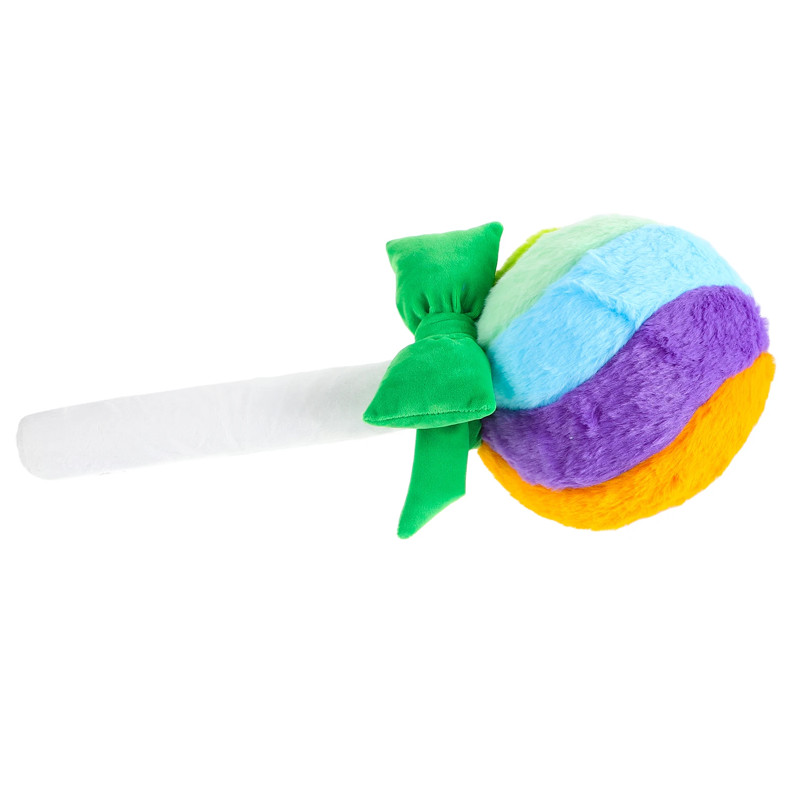 

Rainbow Lollipop Pillow Cushion Bowknot Decoration Kids Photography Prop Soft Round Couch Pillows Christmas Decorative