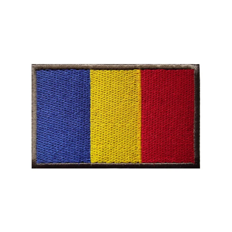 European Flag Embroidery Badge Cloth Backpack Patch Outdoor Bag Sticker Ireland France Belgium Italy Flag Hook and Loop Armband