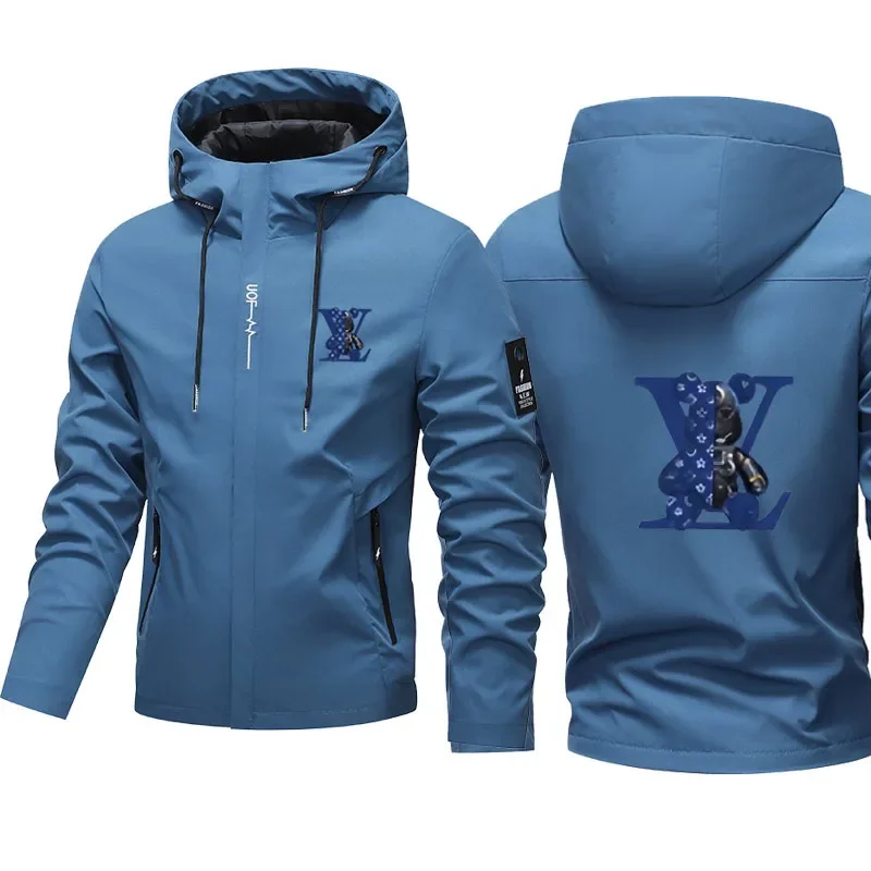 

Men's spring-autumn motorcycle jacket - casual, fashionable, comfortable, windproof, outdoor fitness and sports coat