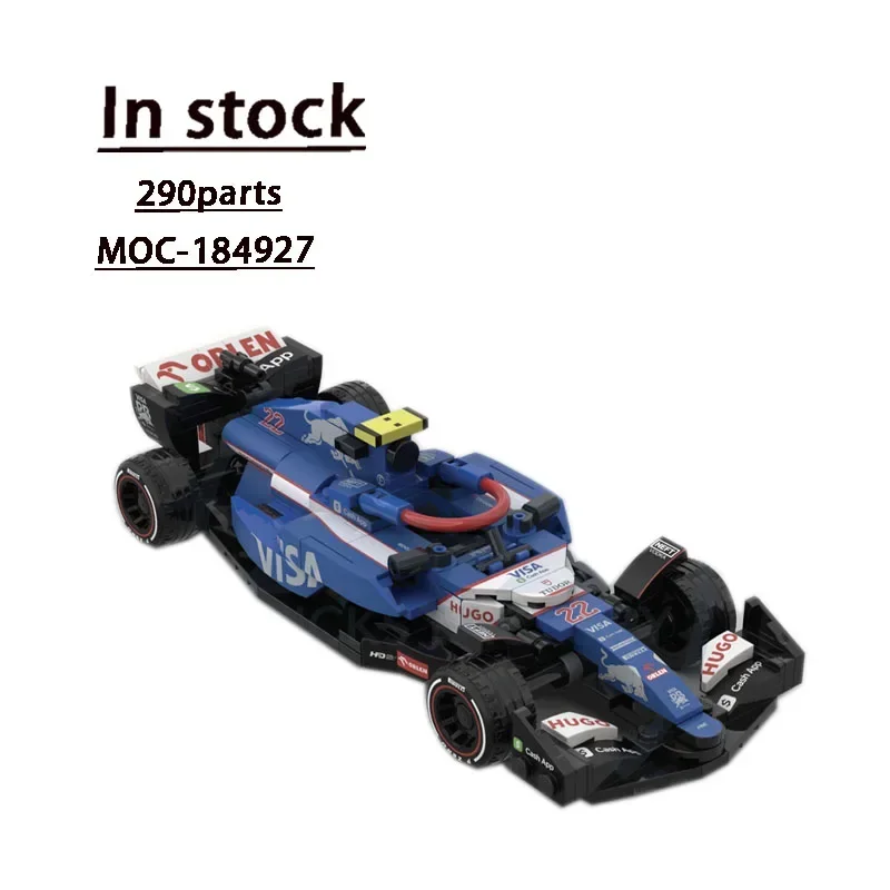 

MOC-184927F1 Formula Car Building Block Model290Building Block PartsMOC CreativeBuilding Blocks Kids Birthday Building Block Toy