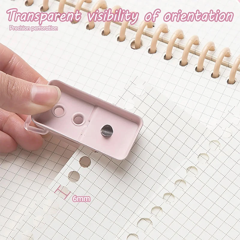 

.Kawaii Office School Supplies Stationery Items Mini Hole Punch 1 Hole Cute Paper Punch Portable Round Hole Puncher Paper Cutter